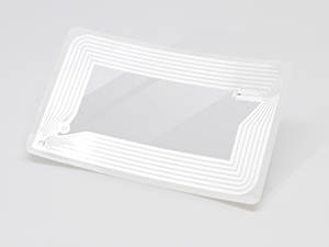 RFID tag rectangle clear